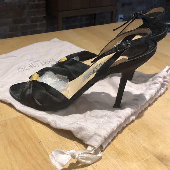 Jimmy Choo Satin Heels Size 39 - Picture 7 of 8